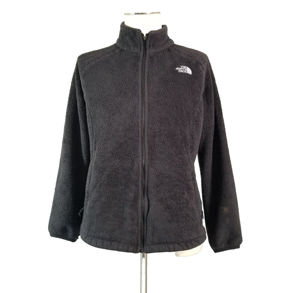 The North Face jacket men's medium black fleece deep pile plush outdoor - Picture 1 of 13